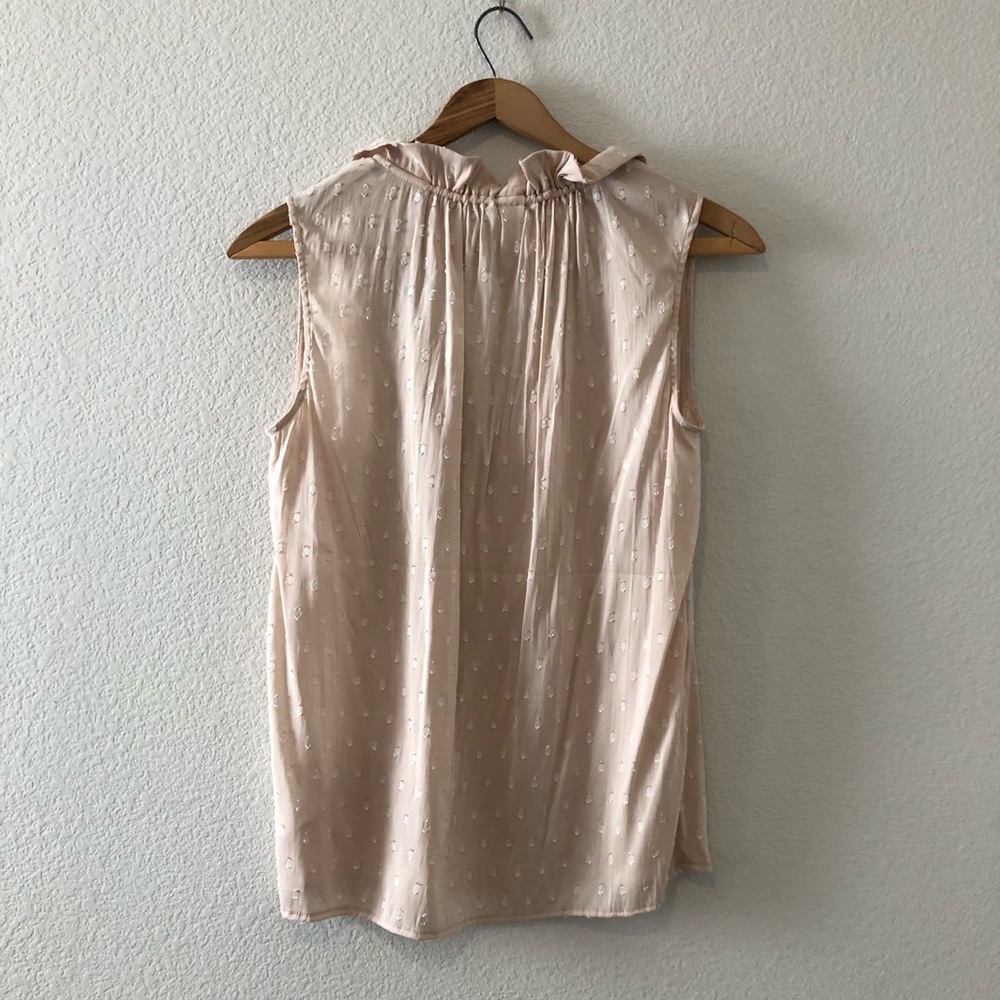 H&M sleeveless light pink blouse size 6 - Picture 3 of 3